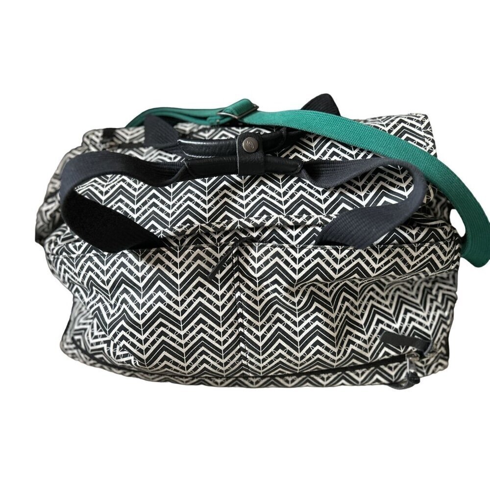 Tmbuk2 Large Chevron Black White Duffle Bag